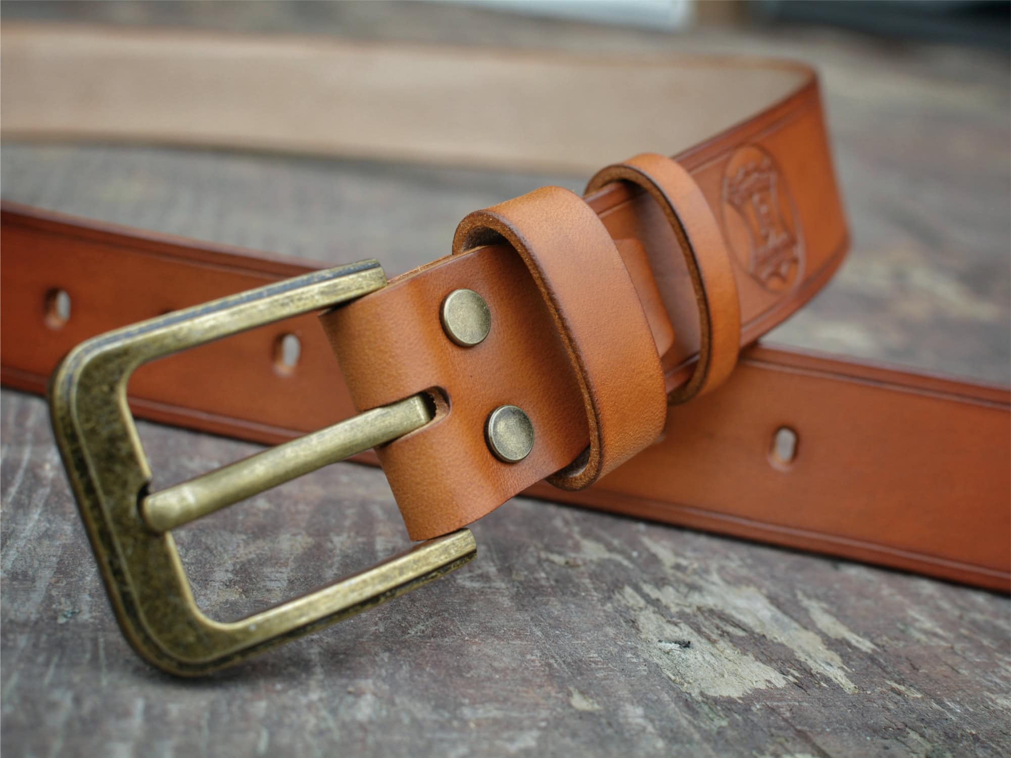 Opasok klasik mosadz - sedlová